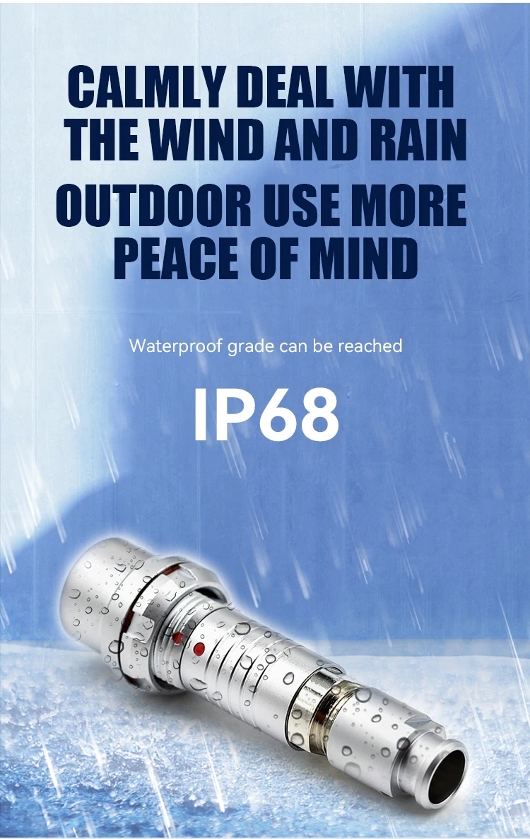 11 Pin High Quality 2f Series Fischer Pushpull Waterproof Ip68