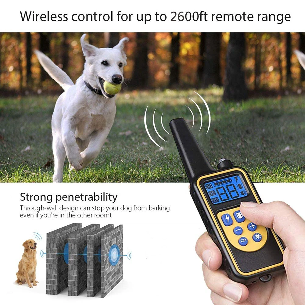 New Patent Product Dog Training Collar Electric Shocker 880 Remote