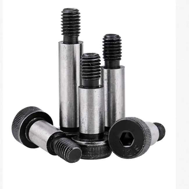 product custom high strength alloy steel black oxide din ball head socket head stainless shoulder screw-58