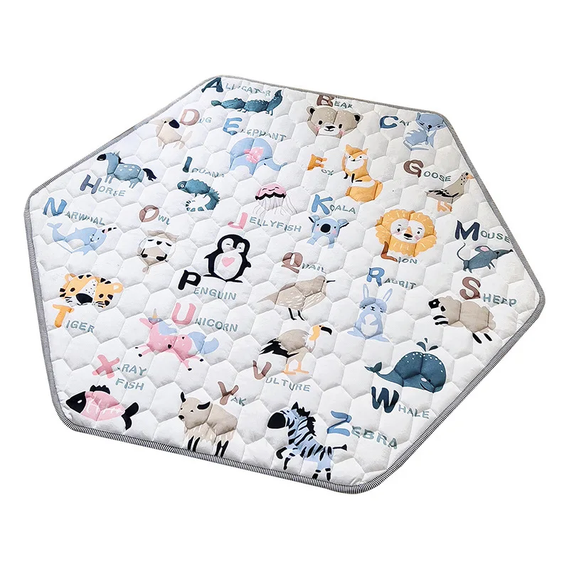 Baby Play Mat Soft Foam Play Mats for Floor Foldable Waterproof Playmats for Babies and Toddlers Kids Crawling Mat factory