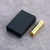 Gold perfume spray bottle with black box