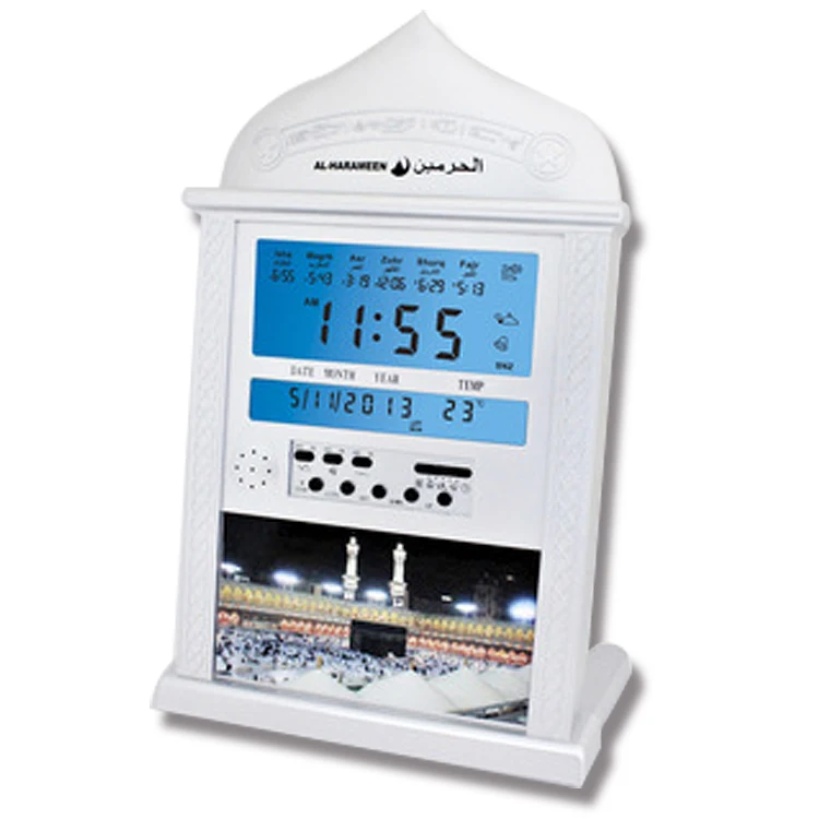Cheap Price Digital Azan Clock Islamic Alarm Hijri Calender Wall for Prayer