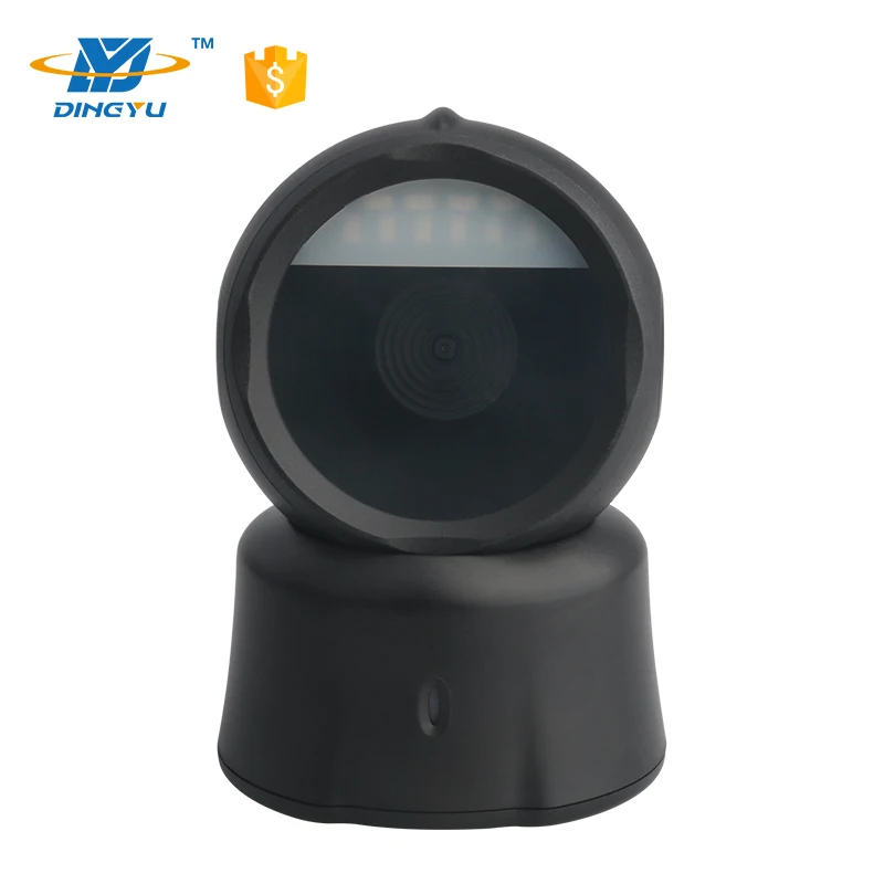 DP8210 Omnidirectional 2D QR Code Scanner Supermarket Desktop Corded QR Barcode Reader with Supermarket Price in Stock