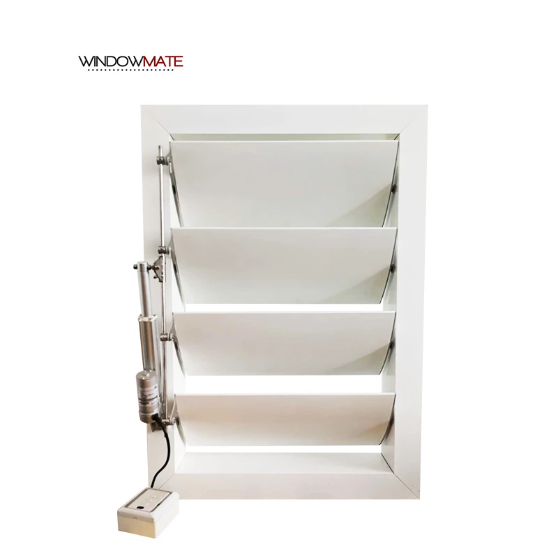 IP65 Level Motor, Electrically Adjustable Aluminum Louver