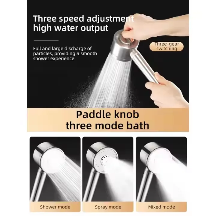 Турбо лейка для душа Thor's Hammer Shower нержавеющая сталь 3 режима