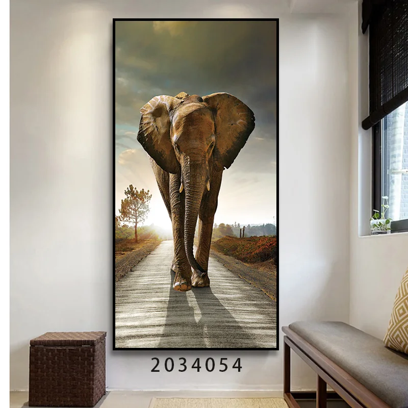 Modern Luxury New Type Canvas Oil Animal Horse Elephant Wall Decorative  Paintings With Metal Classic Frames Home Decor Wall Art - Buy Modern Luxury  New Type Canvas Animal Tiger Wall Paintings With