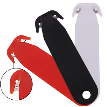 Safety Box Cutter Knife Stainless Steel Blade Utility Knife Cutting Box Carton Tape Express Parcel Art Knife Package Opener