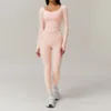 long sleev+pants pink