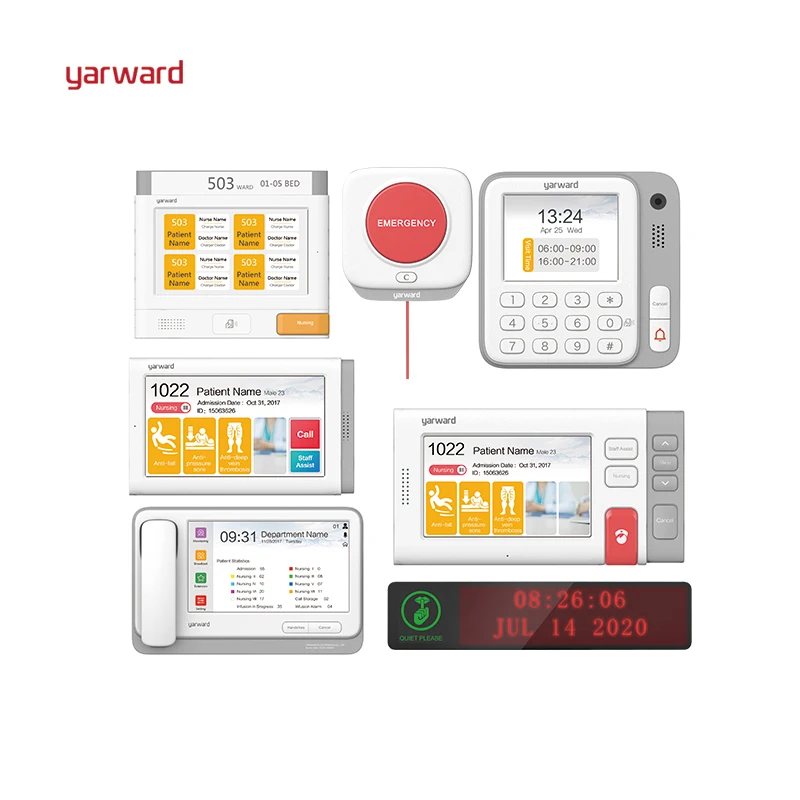 Yarward Wireless Nurse Call System Hospital Table Button Pagers for Clinics and Hospitals