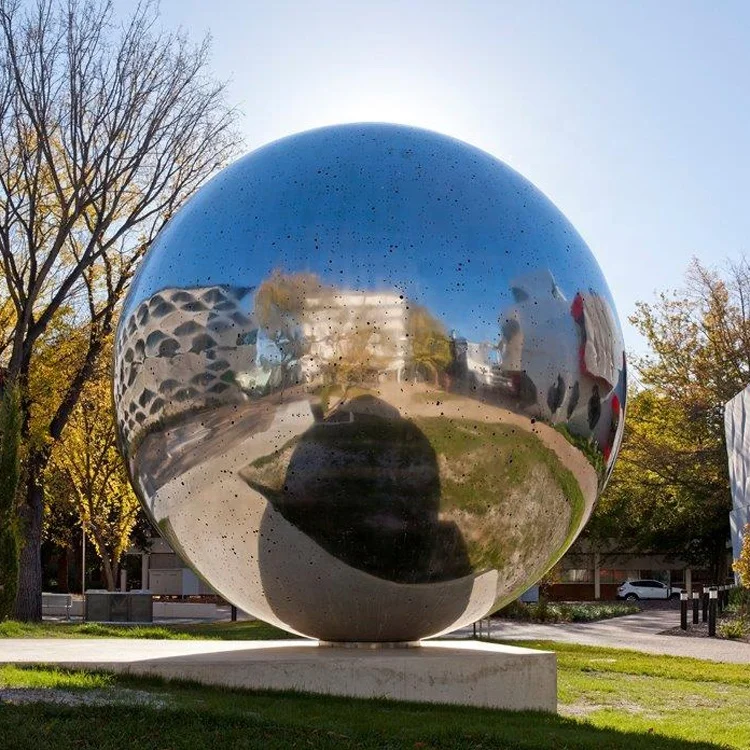 Large Cast Bronze World the Globe with Six Hands Sculpture Metal Garden Sculpture