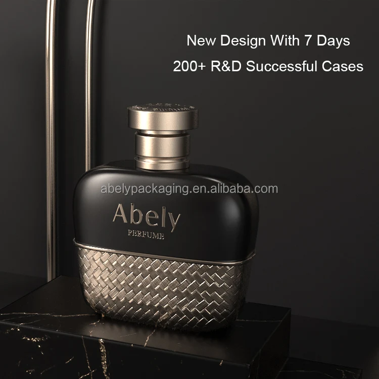 Abely Elegant Perfume Glass Bottle Design Customized Perfume Bottle 100ML  Perfume Bottles Factory Wholesale