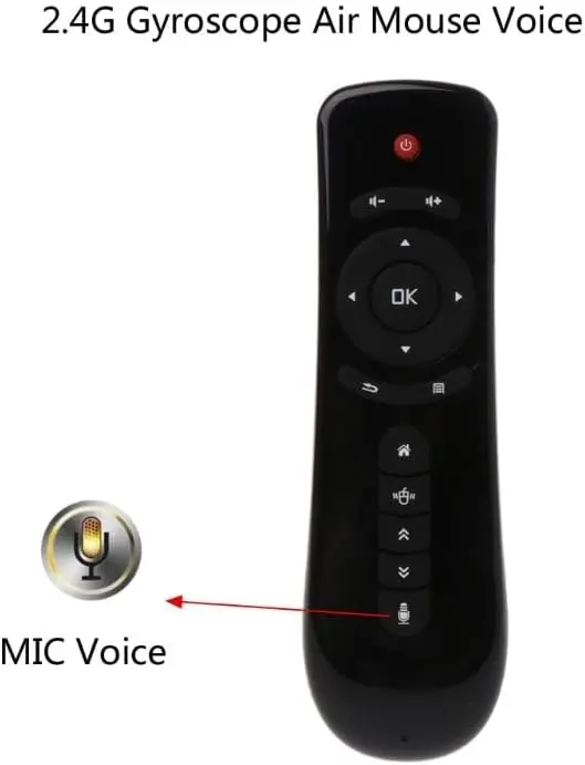 TV Remote Control Universal T2 Wireless Anti-shake Remote Controller for Samsung and Hisense TV Remote Control
