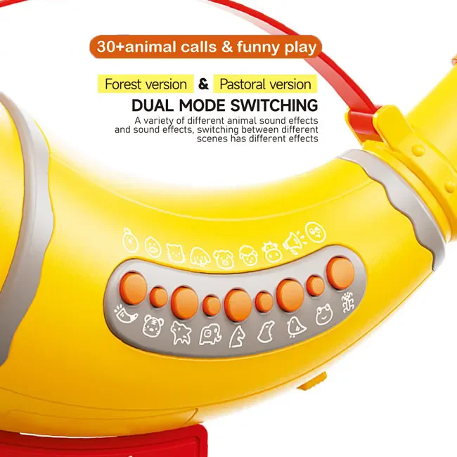 Children Funny Electric Handheld Sound Simulation 30+ Animal Sound