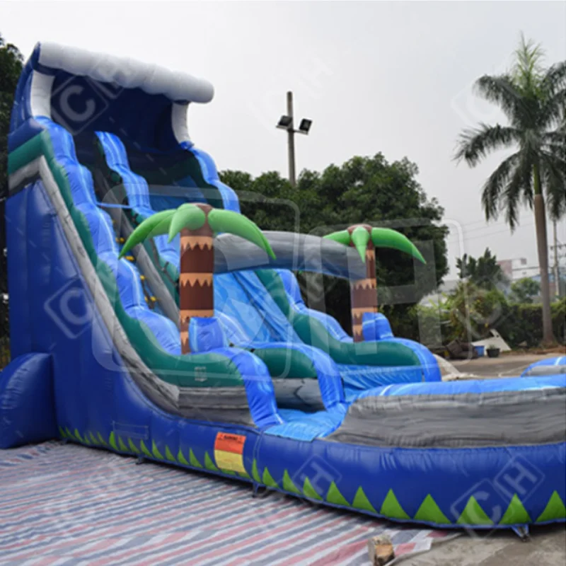 Commercial Outdoor Inflatable Bouncy Jumping Castle and Water Slide Unisex for Kids Adults 2-Year Park Type Rental Equipment