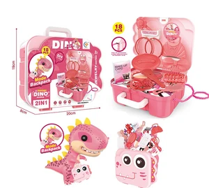 EPT Kids Customize Simulation Tools Makeup Dressing Kit Dinosaur Backpack Toy Pretend Play Toys