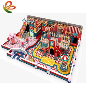High Quality Small Soft Play Plastic Double Slide Play Ground Indoor Playground Children with Ball Pool
