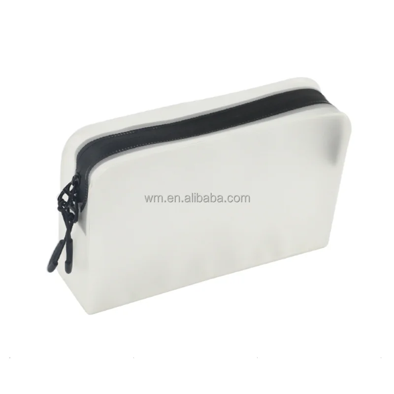 Oem Factory Waterproof Tpu Makeup Pouch Custom Clear Frosted Tpu Makeup