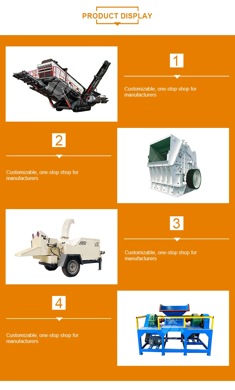 Wood Chipper Crawler Mobile Diesel Straw Grape Branch Crushing Orchard ...