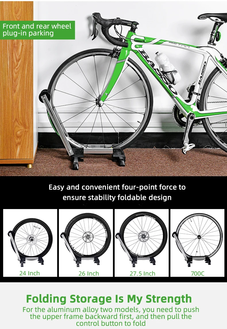 Rockbros Foldable Bicycle Parking Rack - Portable & Durable