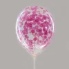palloncino coriandoli fucsia