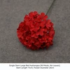 Hortensia roja (90 pétalos, sin hojas)