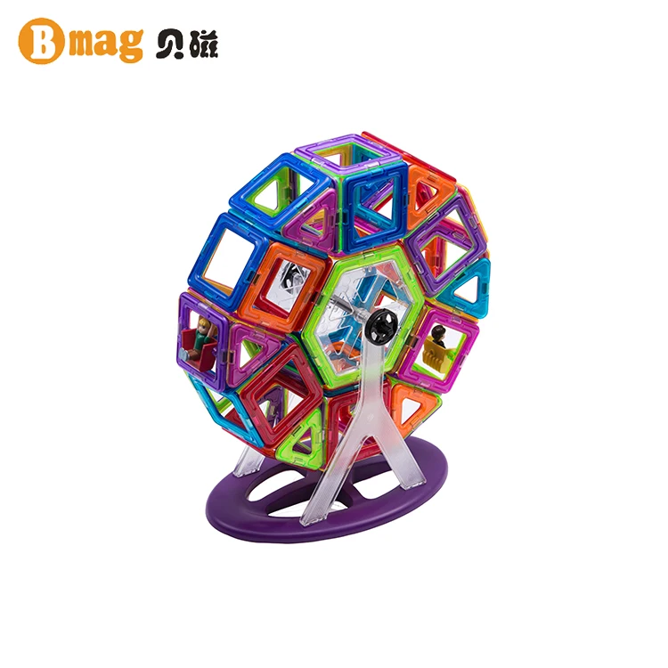 plastic magnetic building blocks