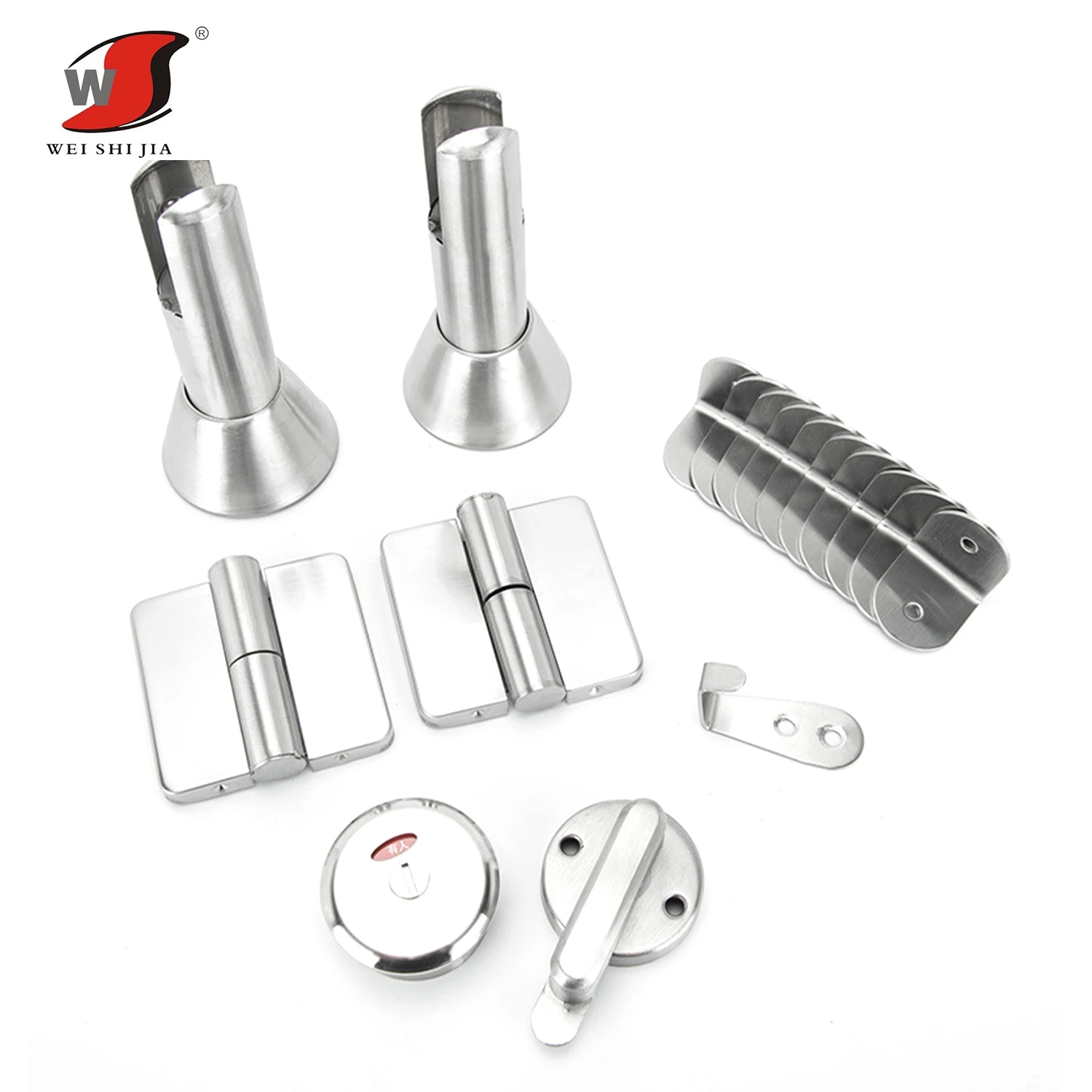 Public Toilet Partition Hardware Accessories Stainless Steel Toilet