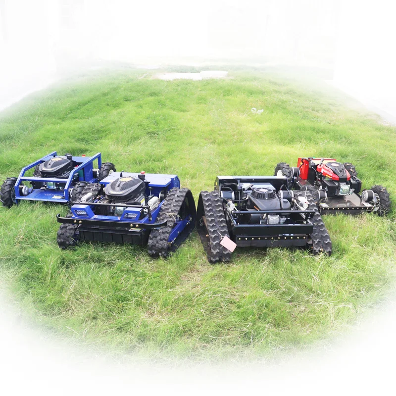 Free Shipping 1200mm CE EPA Engine All Terrain Grass Cutter Garden Agriculture Rubber Remote Control Robot Flail Lawn Mower