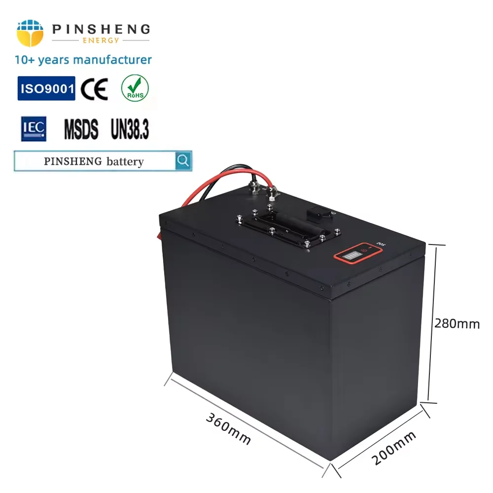 72V 30AH 3000 Wh Deep Cycle Lithium Ion Battery Pack for Electric Bicycles and Scooters