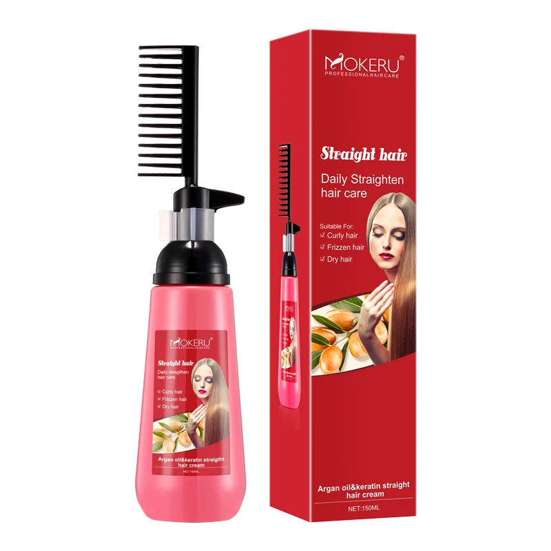 Hair Straightener Cream Smoothing Hair At Home Moisturizes Without Hurting  Comb Hair Straight - Buy Keratin Hair Straightening Cream,Straight Hair  Rebonding Cream,Black Hair Straightening Cream Product on 