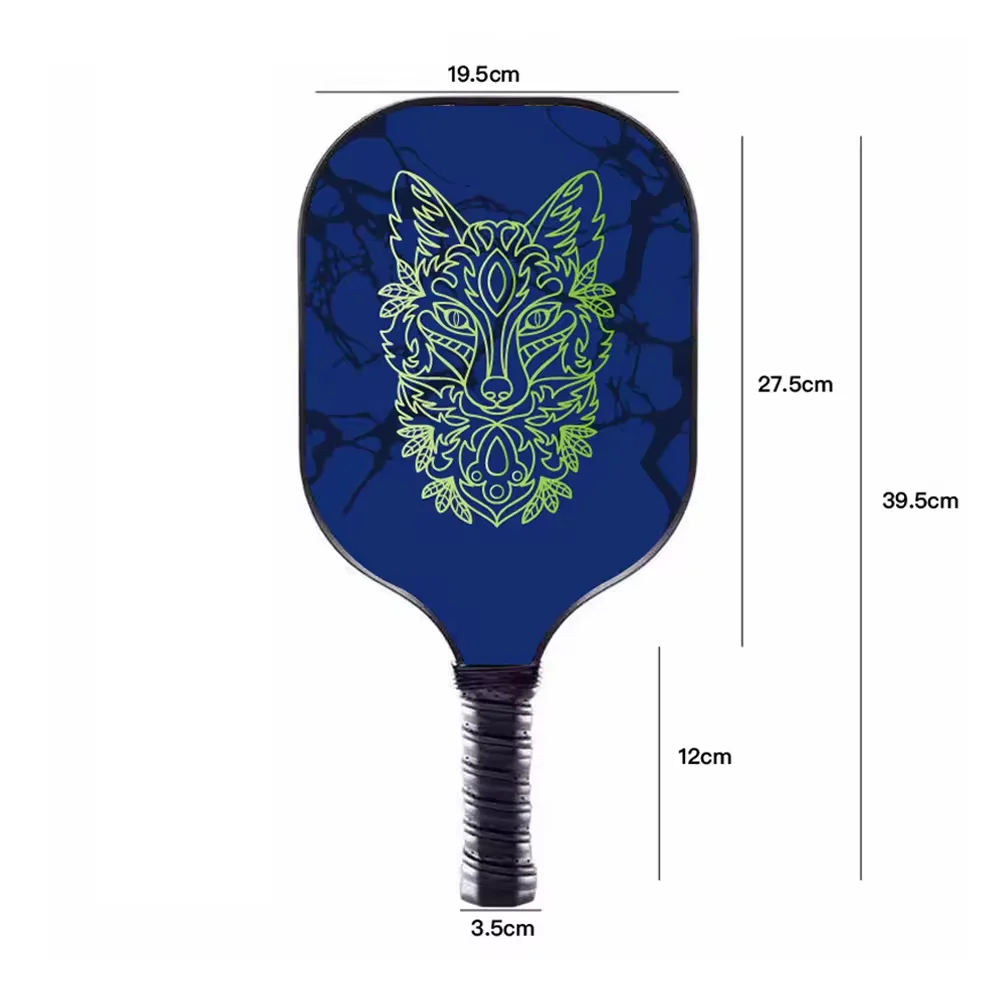 product juding best price custom logo t700 thermoformed carbon fiber pickleball racket usapa polymer honeycomb training entertainment-5