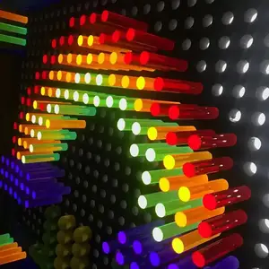 ZHONGYI Amusement Science Exhibits LED Light Wall Game for Toddler Indoor Playground Park Equipment