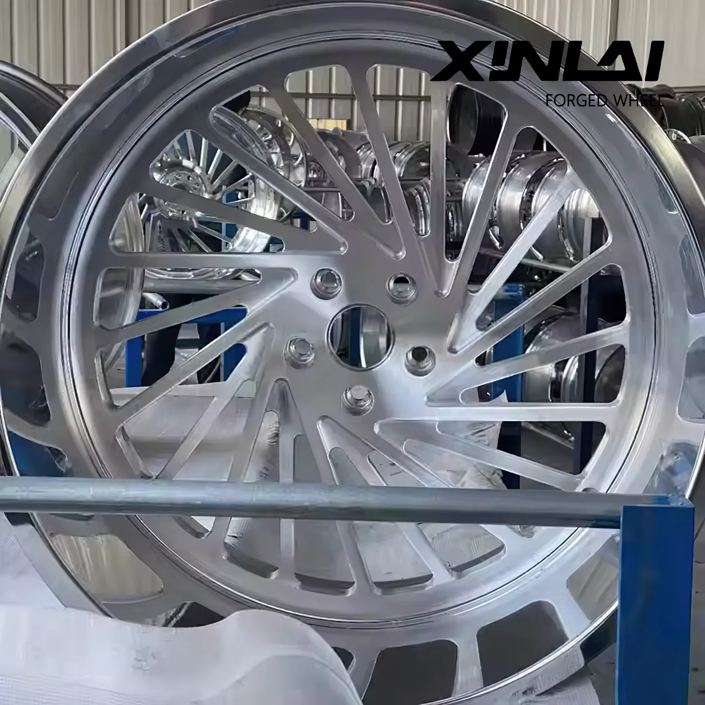 XL Deep Dish Chrome Mesh Design Off-Road 5x127 5x139.7 6x139.7 6061-T6 Aluminum Wheel Rim for Toyota Hilux Jeep Wrangler - Image 6