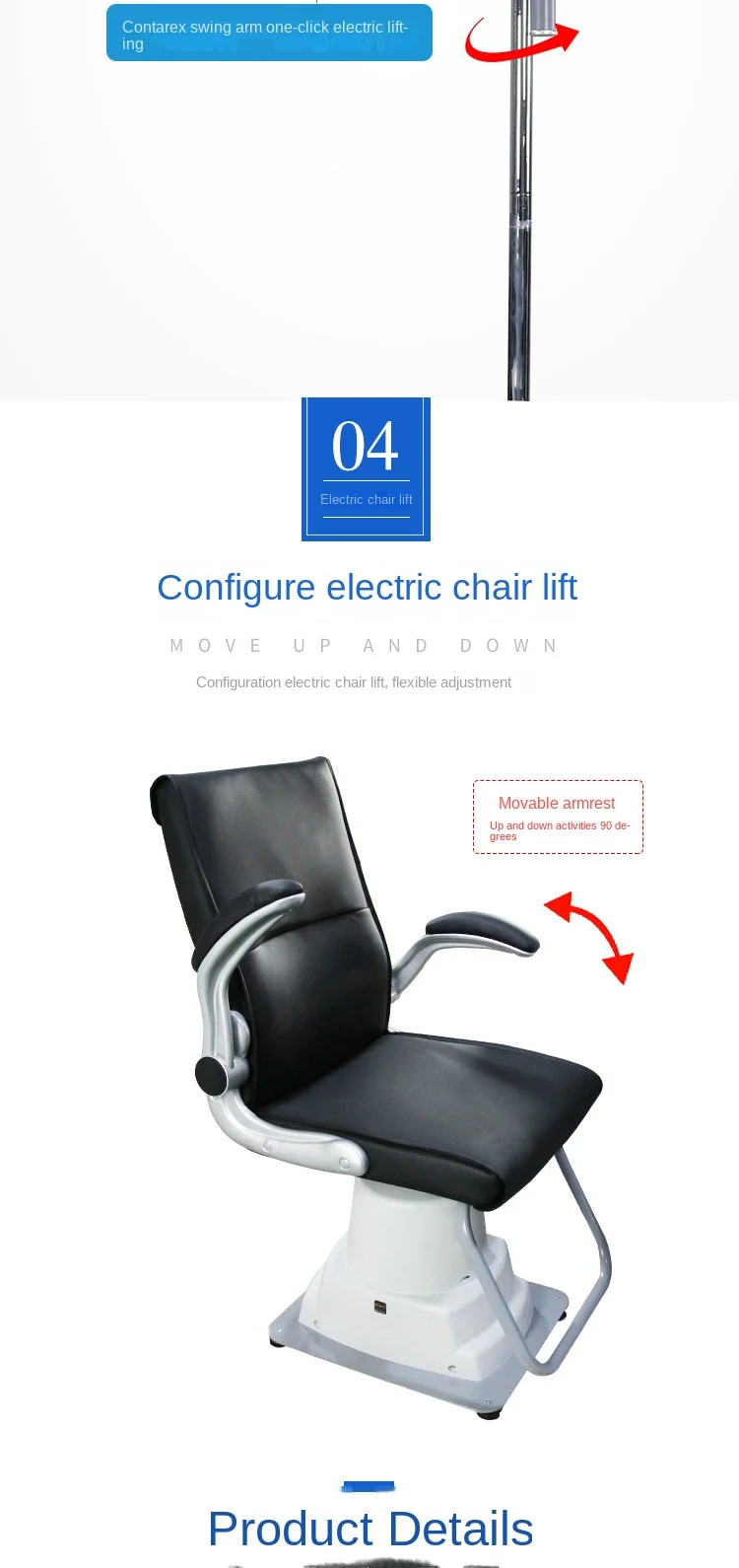 Rightway Brand Combined Table and Chair Optometrist Ophthalmic Optical Instruments For Eyeshop