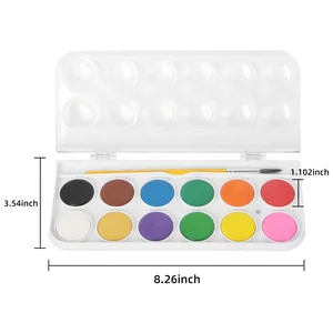 Water Color Paint Set for Kids Bulk Watercolor Paint  Washable Watercolor Paints in 12 Colors Ideal Fun and Learning Tool for K