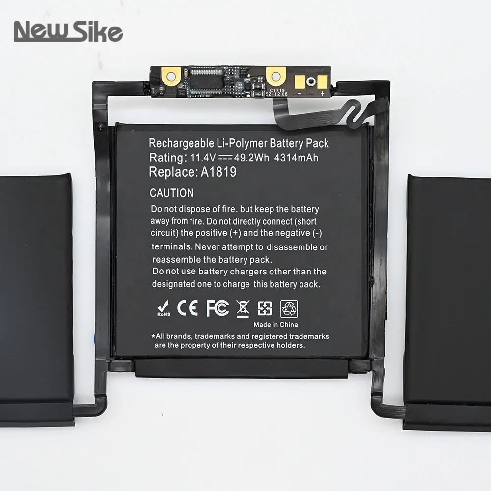 A1706 A1819 MacBookPro13インチタッチバー用ラップトップ交 Macbook Pro Retina13インチタッチバーA1706用の高品質A1819交換