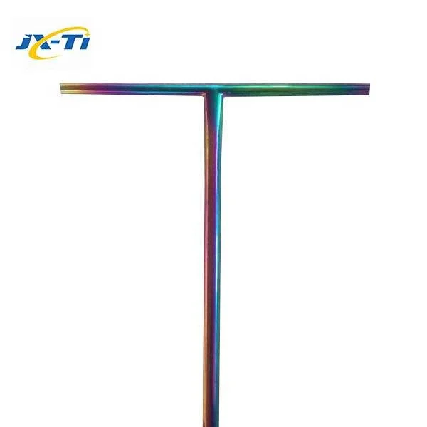 Ultralight T shape Gr9 scooter handle bar adult titanium stunt pro rider titanium scooter bars