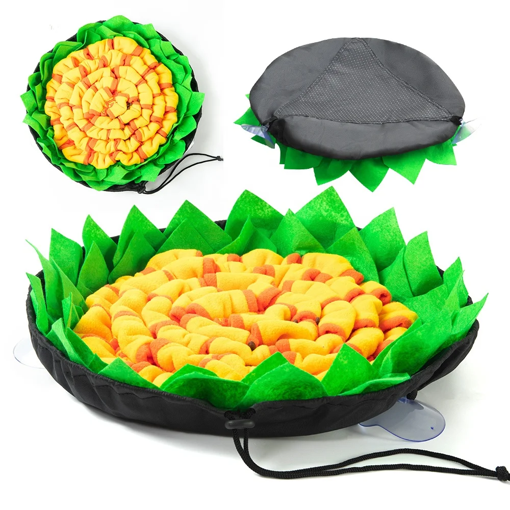 Overseas Delivery Smell Training Enrichment Pet Slow Feeding Toy Adjustable Pet Cat Dog Snuffle Mat