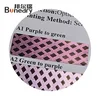 De morado a verde