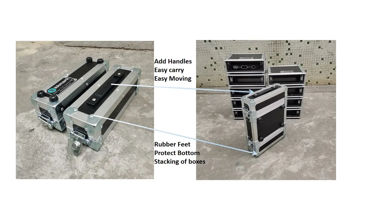 Kkmark Rack case for 1U 2u 3u 4u 6u Music Equipment CTVCTER ST400 Glen ...