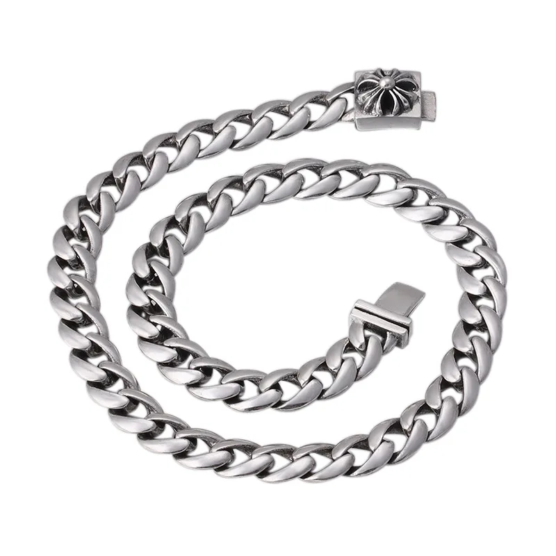 Luxury Punk S925 Sterling Silver 19mm 