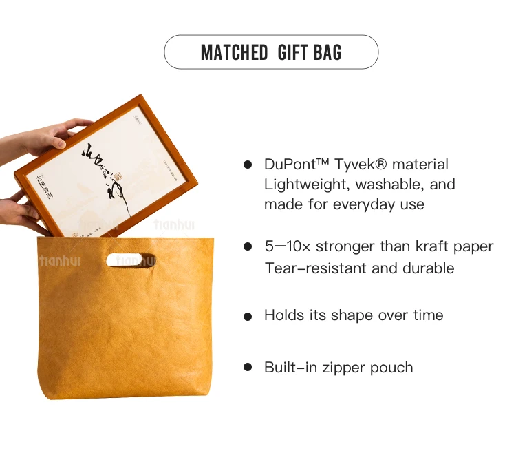 product tianhui bamboo gift box with interchangeable inserts reusable brand packaging-5