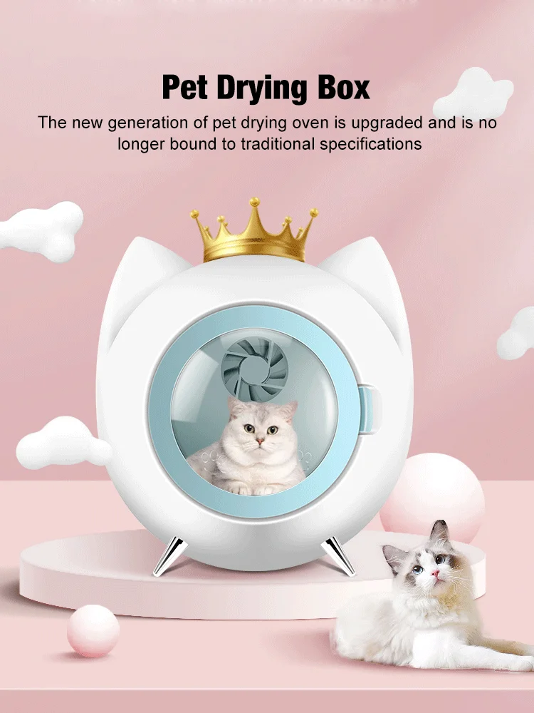 Smart Temperature Grooming Automatic Electric Pet Blow Dryer Box