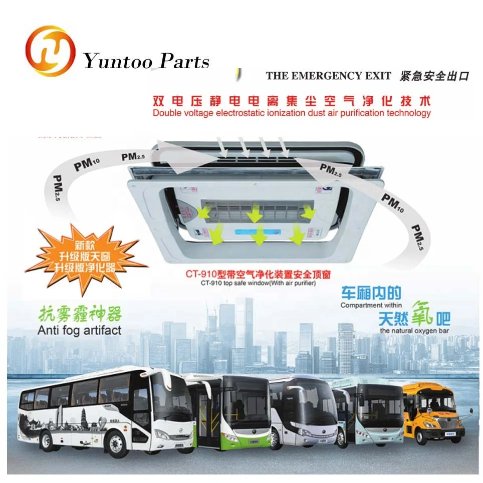 coach Bus EXPOERT MARKET SKYLIGHT WITHOUT MOTOR Safe Exit Skylight OEM Price
