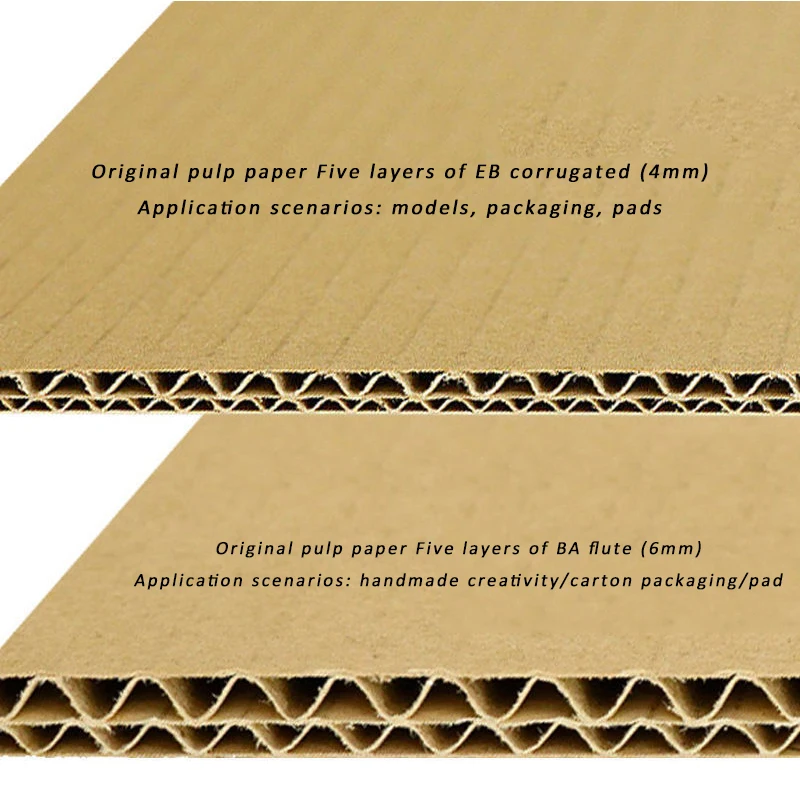 Factory Cardboard Packaging Corrugated Honeycomb Cardboard Sheets Corrugated Cardboard Sheet