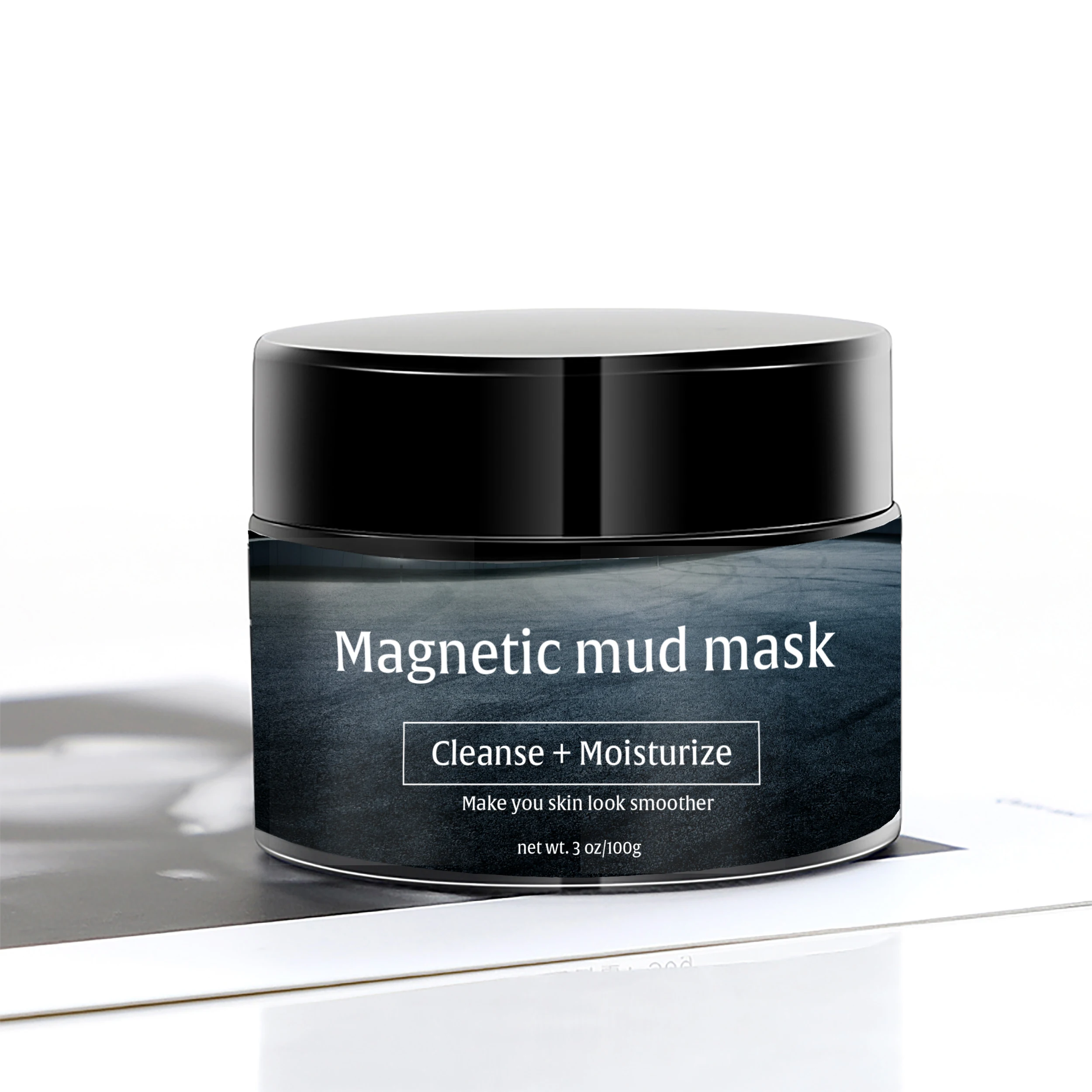 Private Label Magnet Face Mask Deep Sea Cleansing Mineral Anti Wrinkle Mud Magnetic Mask