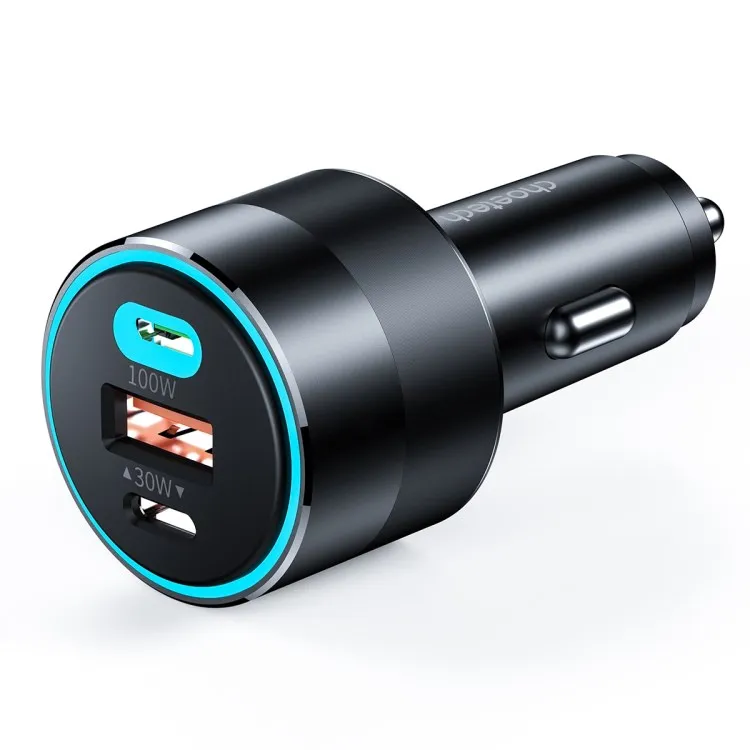 CHOETECH TC0011 130W Dual Type-C Port Car Charger Price in Pakistan | Fonepro