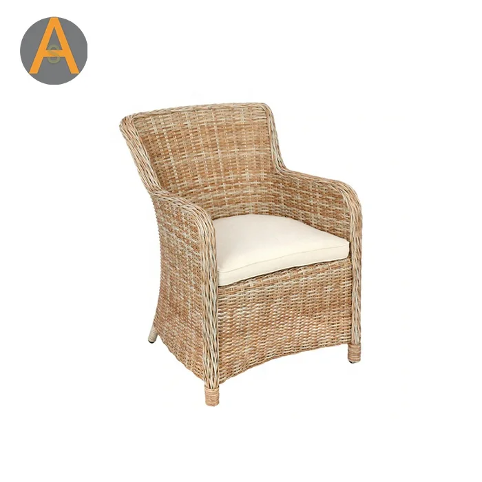Modern Living Room Furniture Restaurant Rattan Accent Chair Nordic Cane