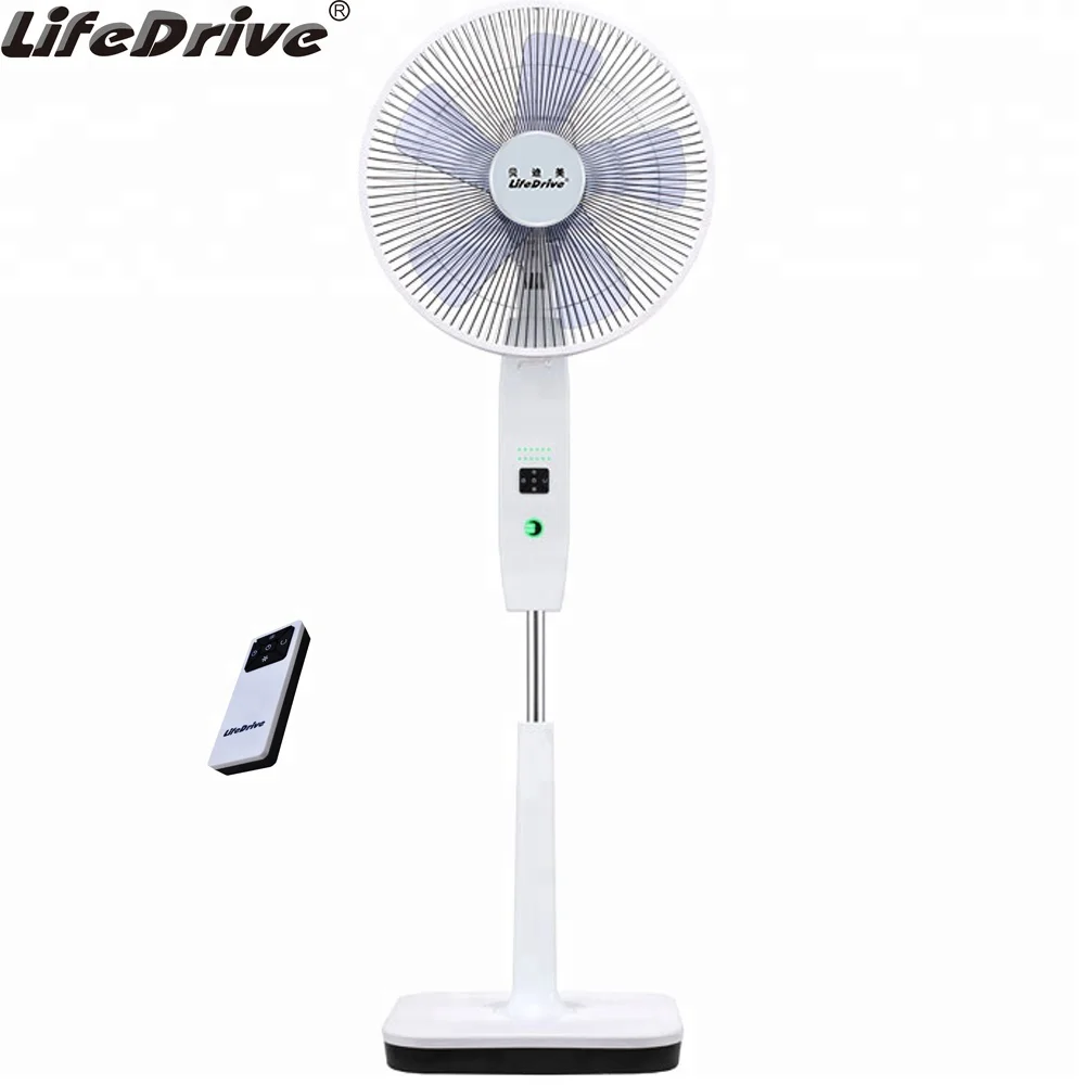 Creative Cheap Home Rechargeable Stand Fan 16Inch 12V Dc Floor Standing Electric Fan