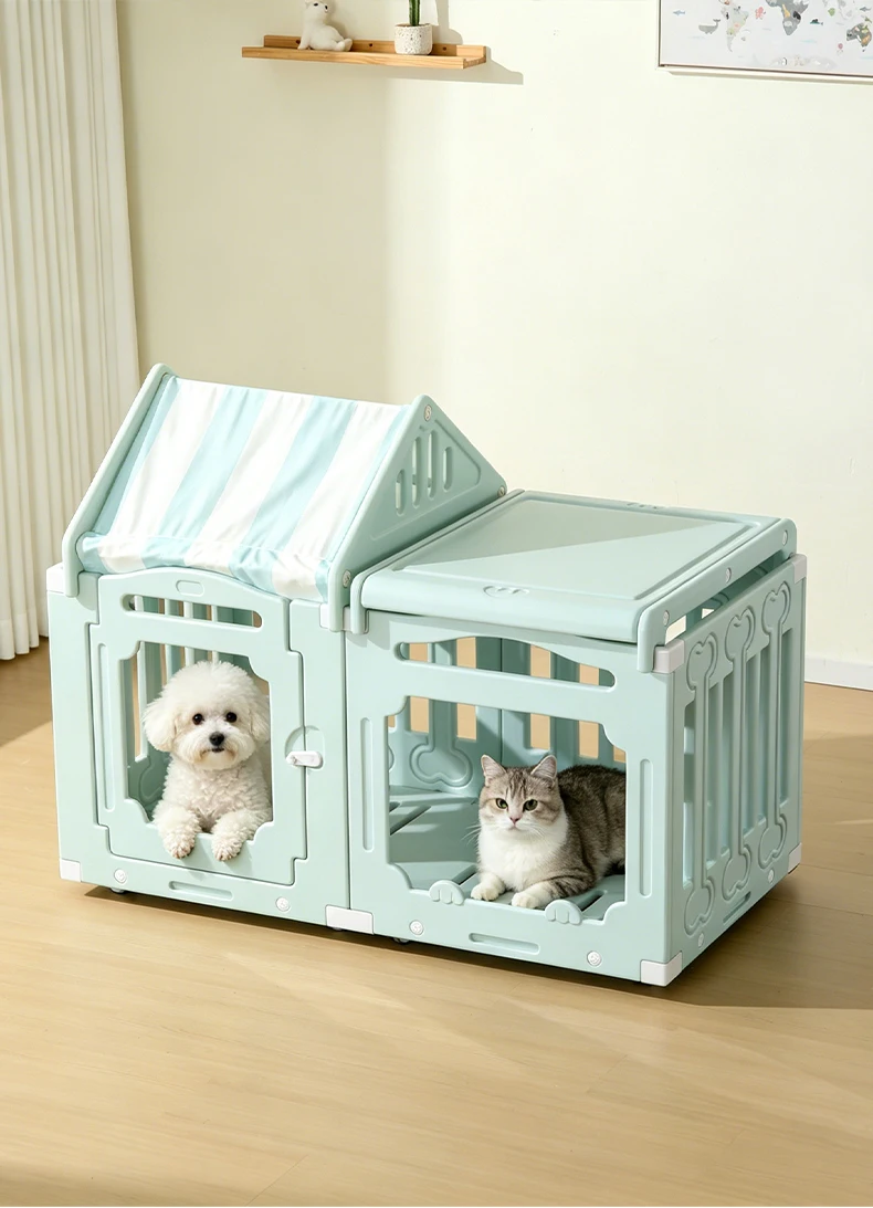 product new indoor pet playpen extra height thickened eco friendly dog fence isolation safety barrier cat house wholesale-0